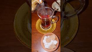 Black Tea ☕️ And Baghlava  persian desert [upl. by Suu]