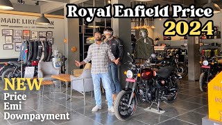 2024 Royal Enfield Price Details  Hunter  Classic 350  Himalayan 450  Meteor  GT  Emi Details [upl. by Ailasor]