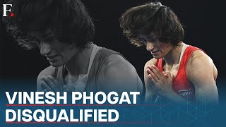 Vinesh Phogat Disqualified Hours Ahead Of Womens Wrestling 50kg Final  Olympics 2024 [upl. by Engud]