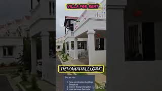 Villa for Rental Bangalore airport near  hira nandini24 hr security40 amenities amp CC tv 24 hr [upl. by Trebliw]