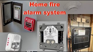 Home fire alarm system install Notifier NFS320 Detectors Lseries and annunciator Part 5 [upl. by Schroeder]