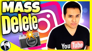 How To Mass Delete Pictures Without Getting In Trouble With Instagram [upl. by Coral]