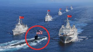 US Navy Submarine SURFACES WITHIN Chinese Fleet Then THIS Happened [upl. by Ahseyd902]