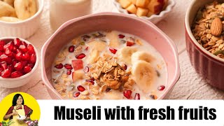 Muesli Healthy Breakfast by Tarla Dalal [upl. by Seedman800]