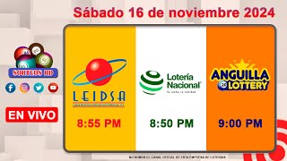 Lotería Nacional LEIDSA y Anguilla Lottery en Vivo 📺│Sábado 16 de Noviembre 2024  855 PM [upl. by Longley491]