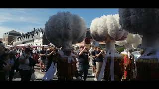 Fête des Fleurs  Corso Fleuri  Société de Gilles et leurs Dames 14  CayeuxsurMer 80  2024 [upl. by Lyford]