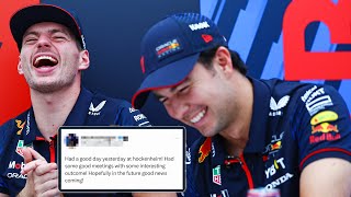 Max and Checo React To F1 Drivers Old Tweets 📲 [upl. by Uyekawa]