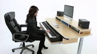 Summit SitStand Keyboard Studio Desk [upl. by Ablasor718]