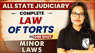 Law of Torts One Shot  Minor Law  All State Judiciary Exam [upl. by Ennairrek]