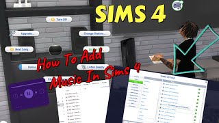 NEW  How To Add Music In The Sims 4  Explained 2023  sims4 sims4cc sims sims4mod [upl. by Ahsehat]