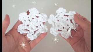 Flocon de neige au crochet [upl. by Sascha740]