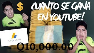 ¿Cuanto PAGA YOUTUBE en GUATEMALA Bien Explicado [upl. by Tove82]