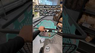 CAN YOU GUESS THE COST OF OUR GROCERIES IN ICELAND 😲 travel iceland budget grocery guess [upl. by Catarina537]