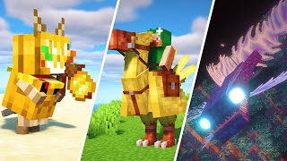 16 Amazing Minecraft Mods 1201 and 121  Palicos Chocobo and Leviathan [upl. by Naniac]