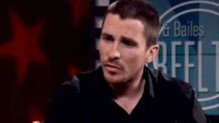 Christian Bale interview part 1 [upl. by Brockie]