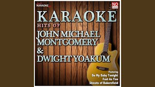 Fast As You In the Style of Dwight Yoakam Karaoke Version [upl. by Ahsyekat514]