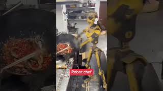 Robot Chef justforfun funny fypyoutube robot robotics cooking fyp trending viralvideo [upl. by Adnilym965]