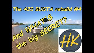 Building the ULTIMATE QUINTREX 420 BUSTA Ep 4  rear casting platform  WHATS the BIG SECRET [upl. by Edahc]