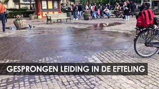 Waterleiding gesprongen in de Efteling plein bij Droomvlucht en Raveleijn onder water [upl. by Bergstein]