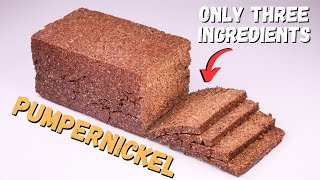 How to Make Pumpernickel Bread  Flour Water Salt No Leavening [upl. by Seaver24]