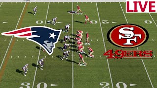 🔴LIVE🔴New England Patriots vs San Francisco 49ers  NFL Week 4 NFL SEASONMadden NFL [upl. by Abrams]