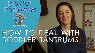 HOW TO DEAL WITH TODDLER TANTRUMS [upl. by Garnette]