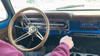 1969 Ford F250 F26 Crew Cab Driving Video [upl. by Alesandrini135]