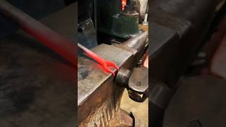 Blacksmith forging fire tools blacksmith makingvideos shortswithcamilla [upl. by Laehctim]