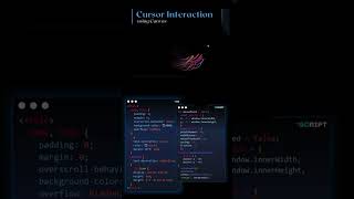 Interactive Cursor Effects with Canvas  Cursor effect in CSS [upl. by Tigges124]