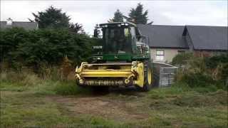 John Deere 7550 at Silage 2014 1 Collins [upl. by Yrreiht218]