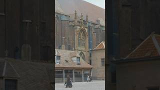 Amersfoort City Square in the Netherlands in the 1920s  Restored Footage [upl. by Unam]