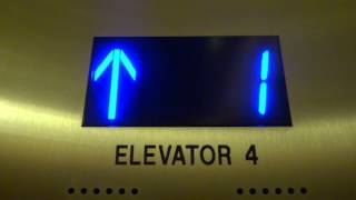 Modernized Otis Series M2 Traction Elevators at Four Seasons Hotel in Downtown Houston TX [upl. by Veronike]