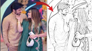 Iqra Kanwal amp Areeb Sketch 😆  Sistrology amp Areeb Beautyfull Wonderfull Sketch  New Sketch 2025 😂 [upl. by Nedyarb]