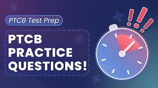 PTCB Practice Test l Pharmacy Technician Exam Prep [upl. by Eynaffit]