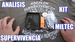 Kit de supervivencia Miltec [upl. by Alyag]