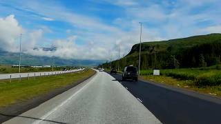 🇮🇸🚙 driving iceland 4K 🏞️ Reykjavik Thingvellir Mosfellsbær [upl. by Adah52]