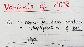 Variants of PCR Part 2 AFLP Asymmetric Real Time Colony Single cell Allele Specific PCR [upl. by Tilden]