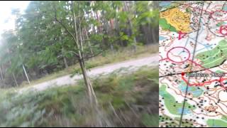 Head Cam Orienteering With GPS Tracking Full HD [upl. by Nauqyt]