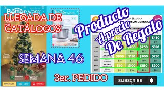 PRODUCTO A PRECIO DE REGALO SEMANA 46 LLEGADA DE CATÁLOGOS Betterware 🌸 [upl. by Onin]