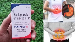 Pantoprazole For Injection BP 40 mg  Pantaloc IV Review amp Use in hindi [upl. by Binetta]