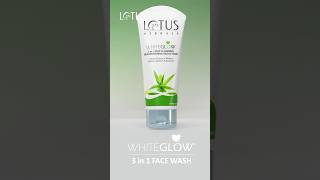 Keep dullness dark spots and sun tan at bay with Lotus WhiteGlow 3in1 Face Wash 🌟 [upl. by Alusru]