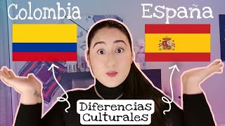 DIFERENCIAS CULTURALES COLOMBIA vs ESPAÑA 🇨🇴vs🇪🇦 [upl. by Eimmat466]