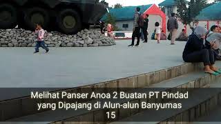 Wisata Baru Purwokerto I Melihat Panser Anoa 2 Buatan PT Pindad di Alun Alun Banyumas [upl. by Daphie]