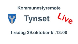 Kommunestyremøte Tynset 29okt Kl 1300 [upl. by Llorrad]