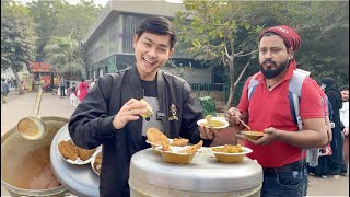 GAK PILIH” HAJAR RANDOOM STREET FOODS DI PUSAT JAJANAN TER RAMAI DELHINEMU SEBLAK ALA🇮🇳UNIK” SEMUA [upl. by Arob266]