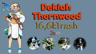 Dehkia Thornwood Forest Shai 166k Trash 2xLS  Black Desert Online [upl. by Natalya46]