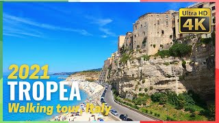 TROPEA Calabria Italy Walking tour 4k  Ultra HD [upl. by Ettenirt317]