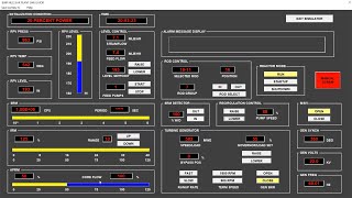 BWR Nuclear Plant Simulator Tutorial  45 Core Flow [upl. by Crispin]