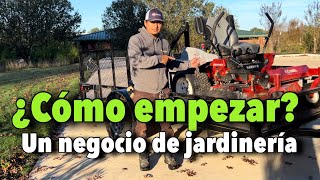 Que necesito para empezar un negocio de jardín Recomendado por mi experiencia [upl. by Venus]