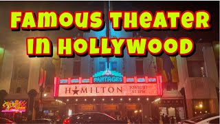 Watching Hamilton in Pantages Theater Hollywood [upl. by Isolt]